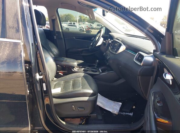 5XYPH4A52HG277800 2017 KIA SORENTO Black Vista interior delantera