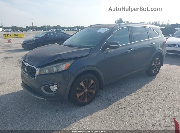 5XYPH4A53GG008462 2016 KIA SORENTO Gray Front left
