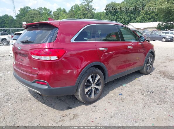 5XYPH4A54GG007384 2016 KIA SORENTO Red Tył prawy
