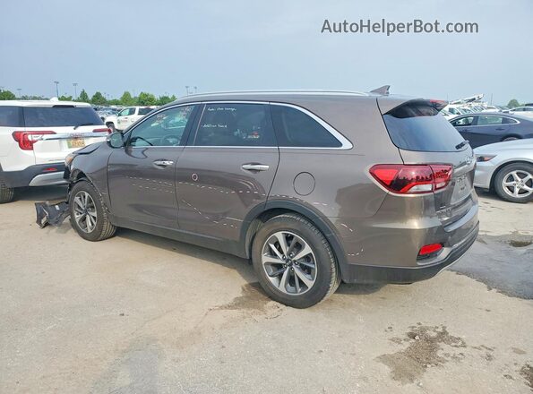 5XYPH4A55KG458719 2019 KIA SORENTO Tan Задня ліва чверть