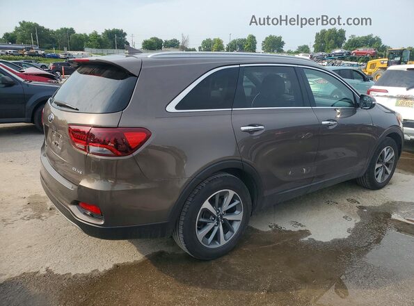 5XYPH4A55KG458719 2019 KIA SORENTO Tan Задня права чверть