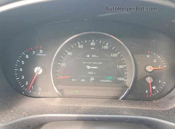 5XYPH4A55KG458719 2019 KIA SORENTO Tan Вид щитка приладів
