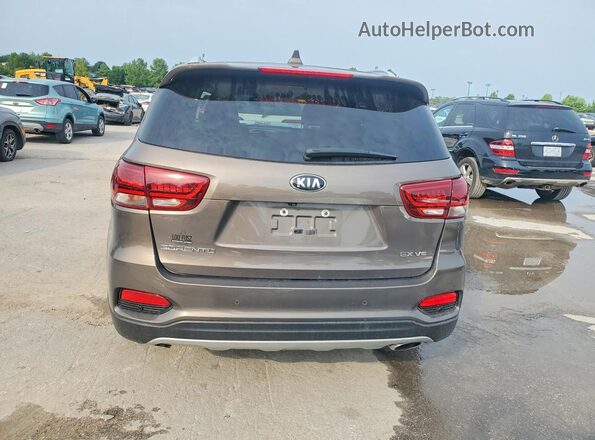 5XYPH4A55KG458719 2019 KIA SORENTO Tan Вид ззаду