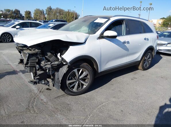 5XYPH4A55KG504436 2019 KIA SORENTO White Передня ліва чверть