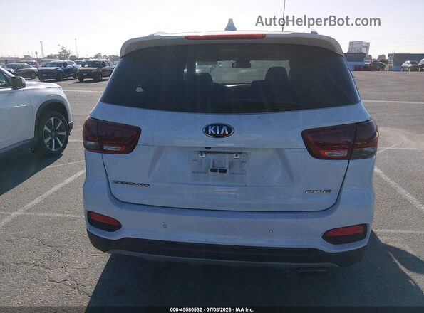5XYPH4A55KG504436 2019 KIA SORENTO White 
