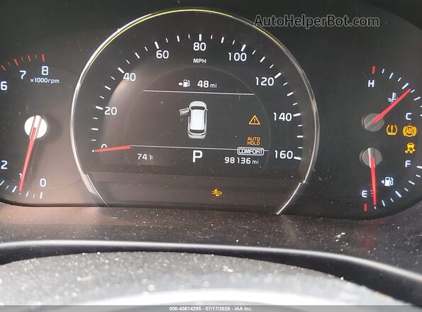5XYPH4A56KG566296 2019 KIA SORENTO Black 