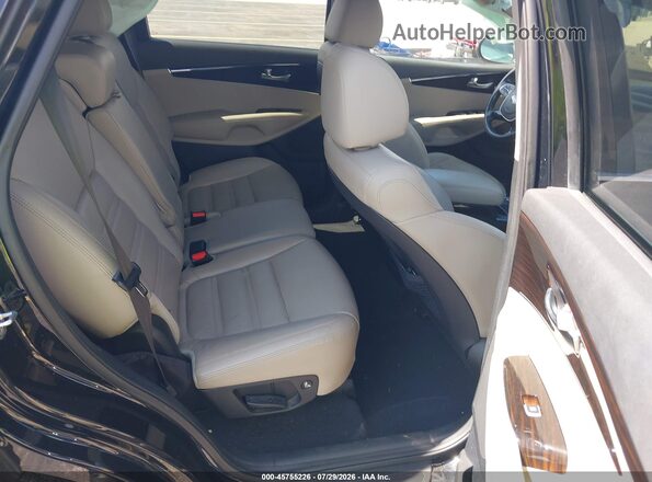 5XYPH4A56LG667596 2020 KIA SORENTO Black Widok naklejki z numerem VIN