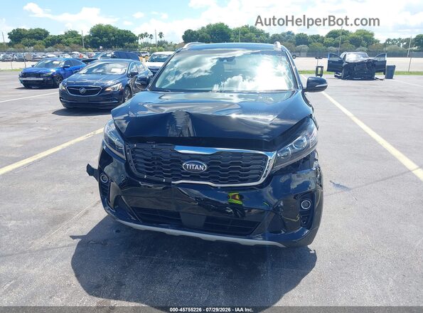 5XYPH4A56LG667596 2020 KIA SORENTO Black Widok z przodu