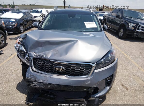 5XYPH4A56LG708549 2020 KIA SORENTO Gray Front view