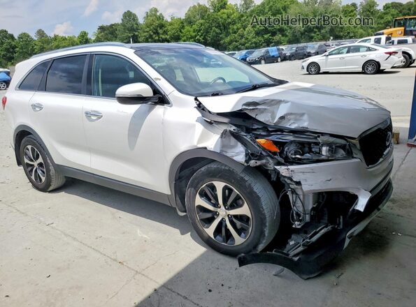5XYPH4A57GG140107 2016 KIA SORENTO Белый Передняя правая четверть