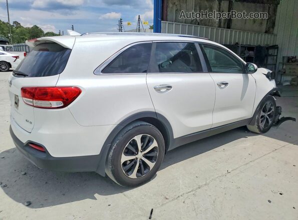 5XYPH4A57GG140107 2016 KIA SORENTO Белый Задняя правая четверть