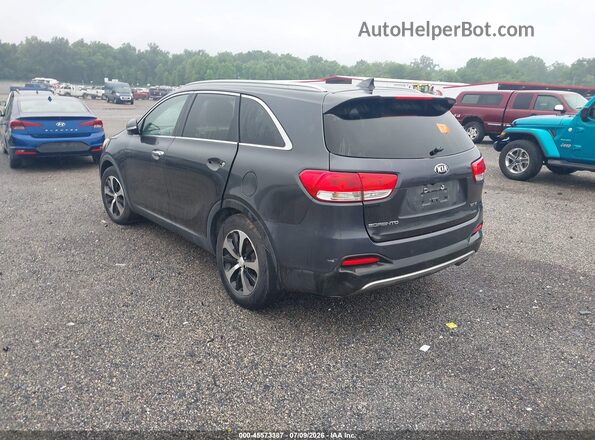 5XYPH4A57GG186309 2016 KIA SORENTO Gray უკანა მარცხენა