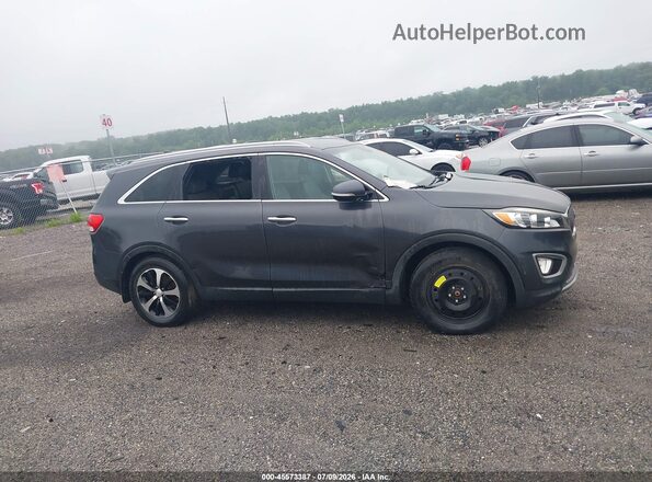 5XYPH4A57GG186309 2016 KIA SORENTO Gray უკანა სალონის ხედი