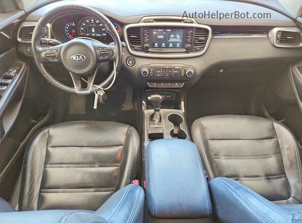 5XYPH4A57HG260958 2017 KIA SORENTO Gray წინა პანელის ხედი
