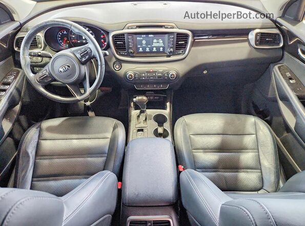 5XYPH4A57HG274052 2017 KIA SORENTO Maroon Widok deski rozdzielczej