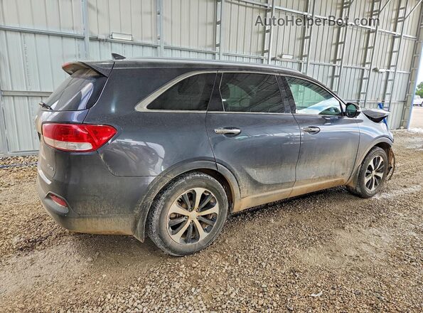 5XYPH4A57HG286766 2017 KIA SORENTO Charcoal Trasero derecho
