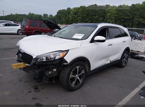 5XYPH4A58JG358967 2018 KIA SORENTO Белый Передняя левая четверть