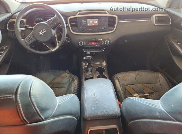 5XYPH4A59GG001144 2016 KIA SORENTO Blue Вид панелі приладів