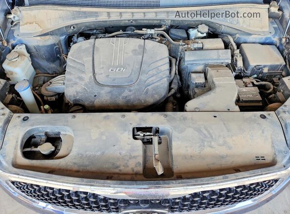 5XYPH4A59GG001144 2016 KIA SORENTO Blue Вид підкапотного простору