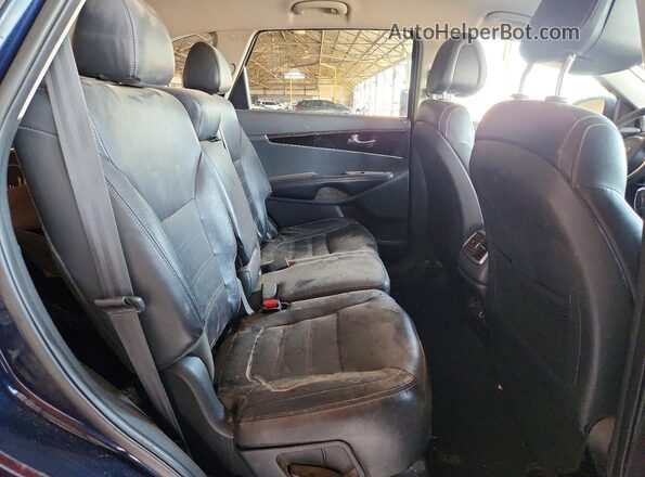 5XYPH4A59GG001144 2016 KIA SORENTO Blue Вид задньої частини салону