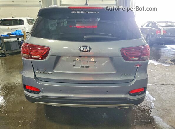 5XYPH4A59LG710800 2020 KIA SORENTO Gray Вид ззаду