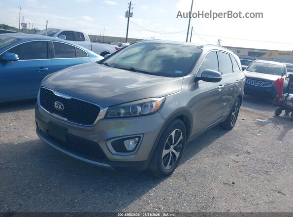 5XYPH4A5XHG308324 2017 KIA SORENTO Gray Vista tres cuartos delantera izquierda