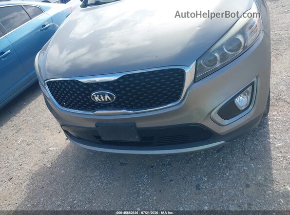 5XYPH4A5XHG308324 2017 KIA SORENTO Gray Vista del cuadro de instrumentos