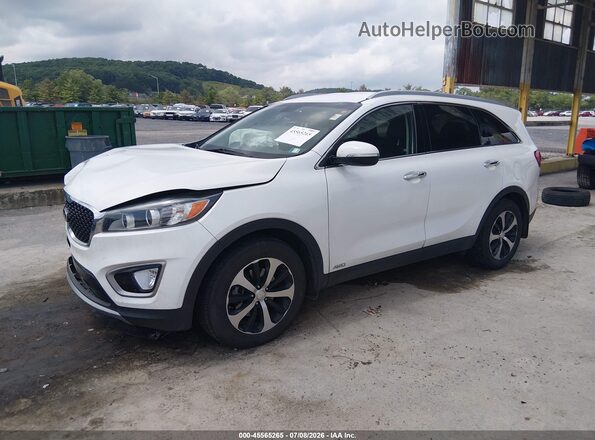 5XYPHDA10GG023353 2016 KIA SORENTO White Vista tres cuartos delantera izquierda