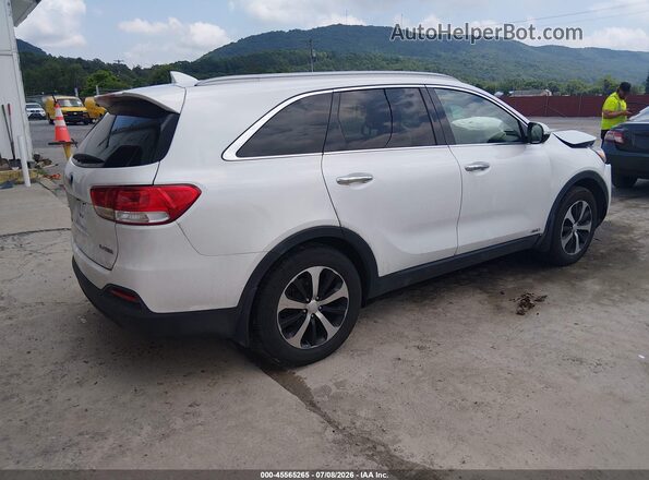 5XYPHDA10GG023353 2016 KIA SORENTO White Trasero derecho