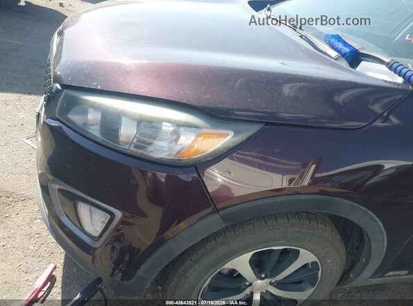 5XYPHDA11GG032823 2016 KIA SORENTO Maroon Front view