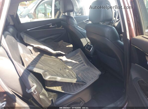 5XYPHDA11GG032823 2016 KIA SORENTO Maroon VIN sticker view