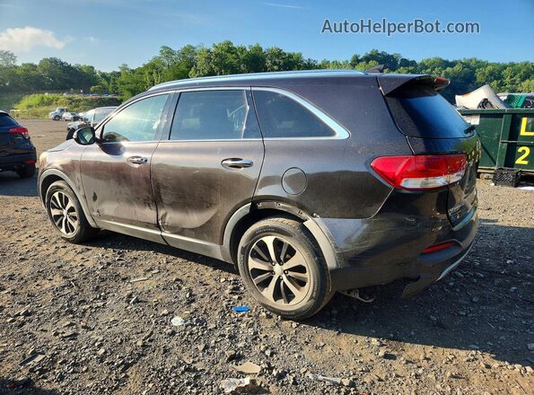 5XYPHDA11HG253646 2017 KIA SORENTO Brown Rear left