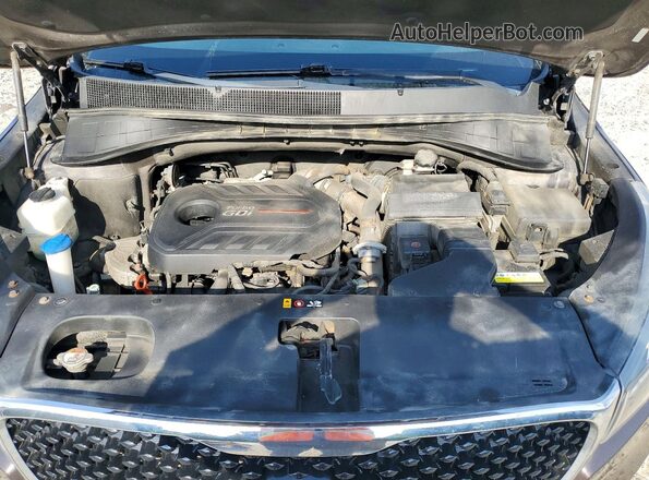 5XYPHDA12HG272626 2017 KIA SORENTO Black Widok wnętrza z tyłu