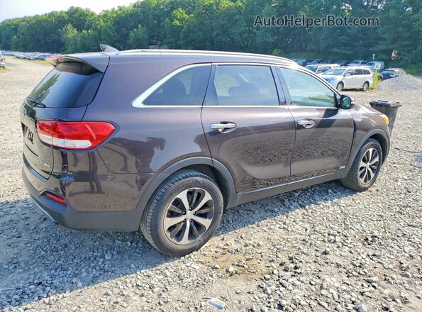 5XYPHDA12HG272626 2017 KIA SORENTO Black Tył prawy