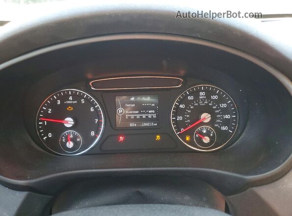 5XYPHDA12HG272626 2017 KIA SORENTO Black Widok zestawu wskaźników