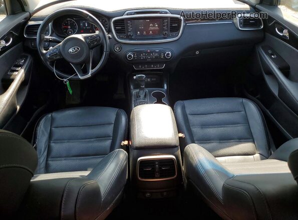 5XYPHDA12HG272626 2017 KIA SORENTO Black Widok deski rozdzielczej