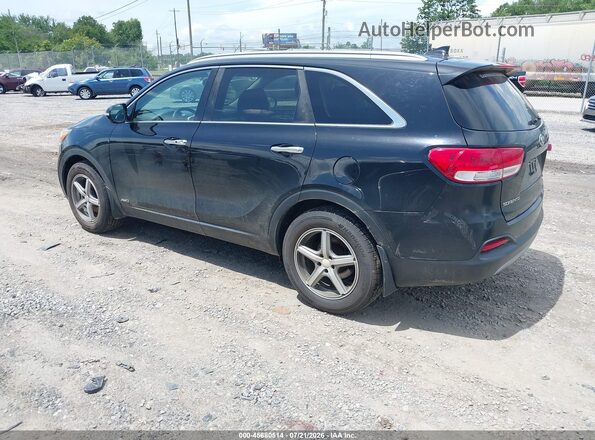 5XYPHDA12HG278376 2017 KIA SORENTO Black Trasero izquierdo