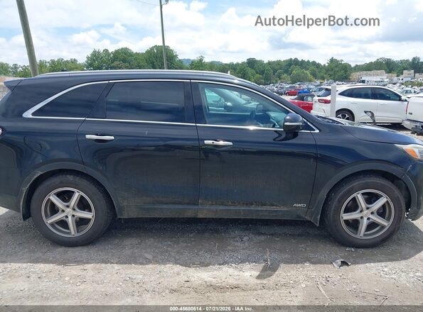 5XYPHDA12HG278376 2017 KIA SORENTO Black Vista interior trasera
