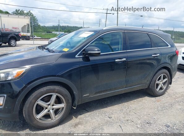 5XYPHDA12HG278376 2017 KIA SORENTO Black Vista frontal