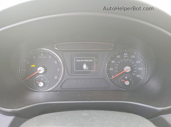 5XYPHDA12HG278829 2017 KIA SORENTO Brown Вид щитка приладів