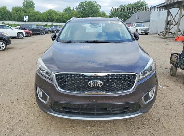 5XYPHDA12HG278829 2017 KIA SORENTO Brown Вид спереду