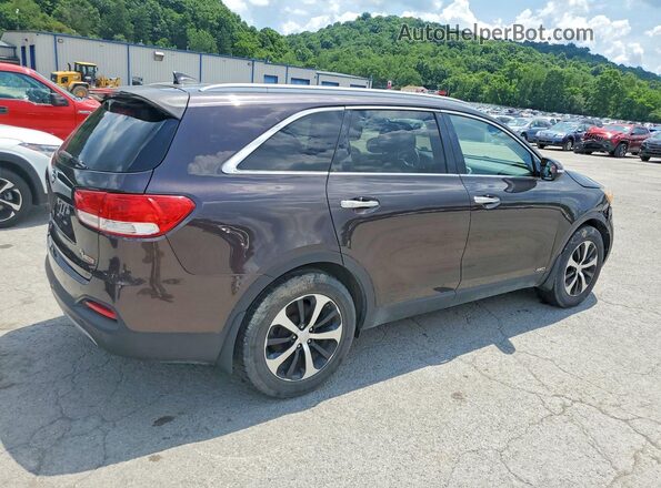 5XYPHDA13GG034265 2016 KIA SORENTO Brown Tył prawy