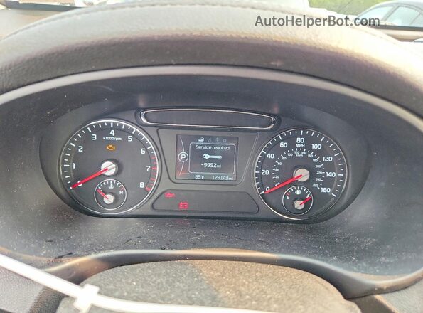 5XYPHDA13GG034265 2016 KIA SORENTO Brown Widok zestawu wskaźników