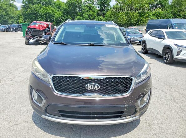 5XYPHDA13GG034265 2016 KIA SORENTO Brown Widok z przodu