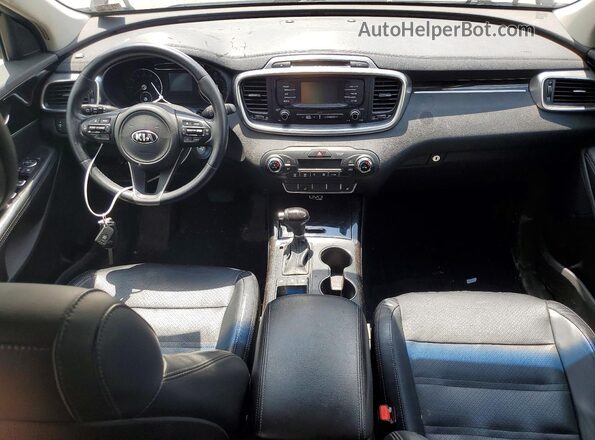 5XYPHDA13GG034265 2016 KIA SORENTO Brown Widok deski rozdzielczej