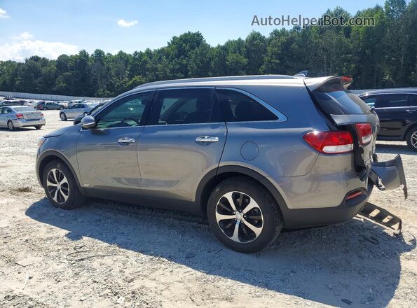 5XYPHDA14GG145200 2016 KIA SORENTO Серый Задняя левая четверть