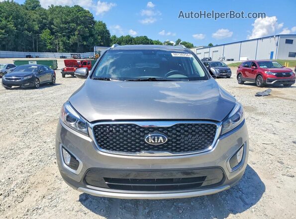 5XYPHDA14GG145200 2016 KIA SORENTO Серый Вид спереди