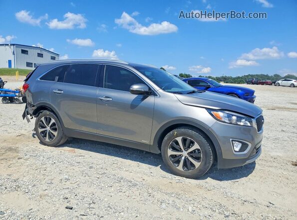 5XYPHDA14GG145200 2016 KIA SORENTO Серый Передняя правая четверть