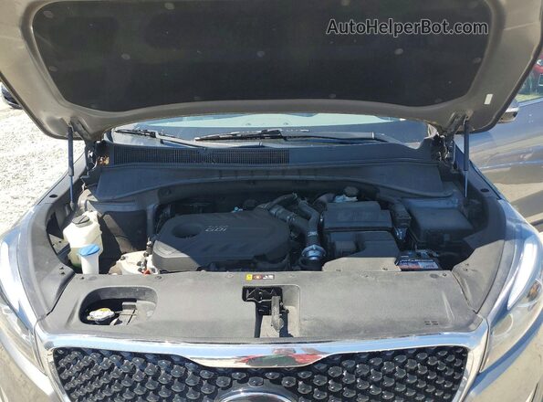 5XYPHDA14GG145200 2016 KIA SORENTO Серый Вид задней части салона