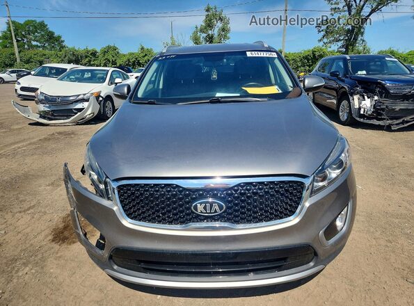 5XYPHDA15HG267985 2017 KIA SORENTO Beige Vista frontal